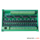 16 débouché de puissance de sortie de signal du panneau ZC16BN NPN de relais de module d'amplificateur de PLC de manières