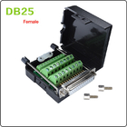 Sous-marin 25 Pin Terminal Blocks Connectors Adapter de DB25 D