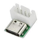 Type-c 4 type C d'USB de prise d'USB de port de charge de panneau de carte PCB d'évasion de connecteur de Pin Female Jack 2.54mm