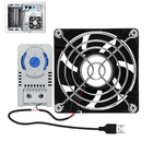 Ventilateur automatique d'Adujstable de la température pour l'armoire électrique Mini Fan Cooler Radiator de boîte de Contorller