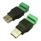 Jack masculin ou féminin d'USB à l'adaptateur de 5 Pin Screw Terminal Blocks Connector