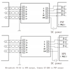 3 canaux TTL différentiel dans le convertisseur de signaux du collecteur 24V HTL pour PLC NPN ou PNP