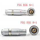 OEUF 3B 8 Pin Plus de FGG 1 connecteur mélangé pneumatique électrique d'Auto-serrure de manière de prise va-et-vient de prise