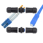 Cable connecteur optique extérieur IP68 imperméable de réseau d'adaptateur de corde d'Eextension de fibre
