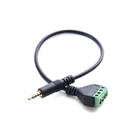 prise masculine audio de l'écouteur 4-Pole stéréo de 3.5mm pour visser pour TB le câble d'expansion d'adaptateur