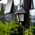 Lumière de clignotement du bâti LED de mur de flamme extérieure d'énergie solaire de capteur de mouvement pour la lampe d'éclairage de sécurité de paysage de jardin