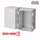 caisse en plastique extérieure de boîte de jonction de mur de l'armoire électrique IP65 imperméable de 400x300x180mm
