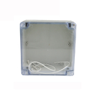 Couverture claire imperméable de jonction de la boîte 160*160*90mm de clôture électrique en plastique de distribution