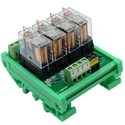 le PLC que l'on peut brancher de module de relais de 8 manières a produit C.C 12V 24V de panneau d'amplificateur