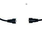 Câble hommes-femmes de remplissage magnétique d'expansion de câble d'adaptateur d'alimentation CC de Pogo Pin Connector
