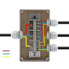 Bâti imperméable de mur de la boîte de jonction de distribution par câble 158*90*60mm avec le kit d'Assemblée de connecteurs