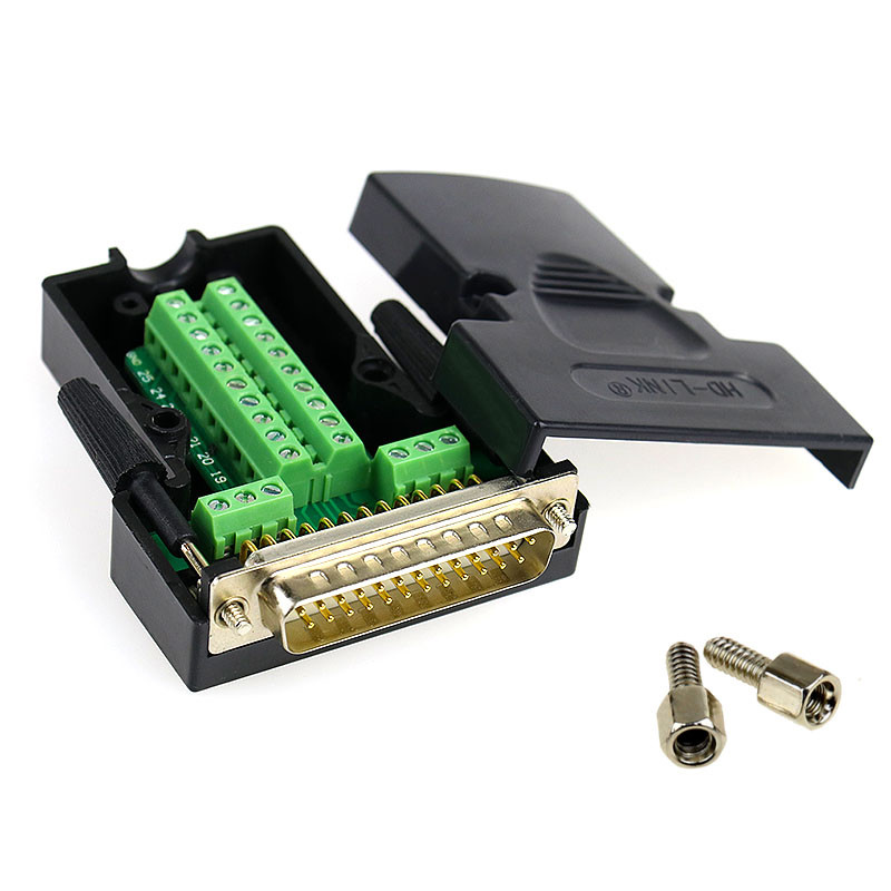 Sousmarin de DB25 D 25 Pin Connectors à l'adaptateur de TB avec le