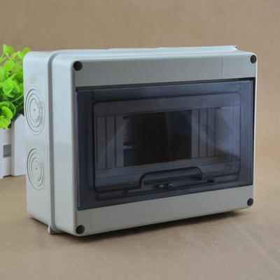 HT 8 Way IP65 étanche à l'eau boîtier électrique extérieur boîte de commutation en plastique boîte de commutateur solaire PV