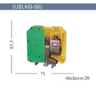 USLKG-50 les blocs BRITANNIQUES de terminal à terre de bride de vis de rail de la série DIN remplacent Phoenix