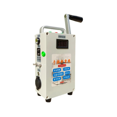 Générateur à manivelle à main DC12V 30W Chargeur de téléphone portable extérieur Boîte de jonction d'alimentation portable