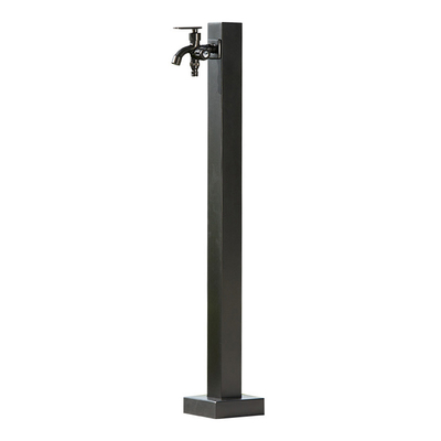 Jardin noir Bibcock robinets d'eau en acier inoxydable