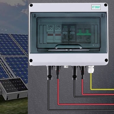 HT 8 Way IP65 étanche à l'eau boîtier électrique extérieur boîte de commutation en plastique boîte de commutateur solaire PV