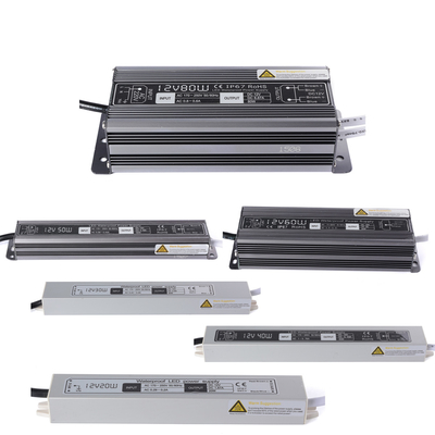 C.C 12V 30W allumant le conducteur imperméable Power Supply IP67 du transformateur LED a entré l'adaptateur d'AC170-250V pour la bande de LED