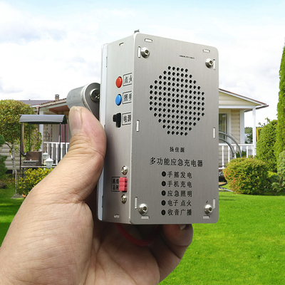 Générateur à manivelle manuelle Power Pack Radio portable Chargeur de téléphone portable