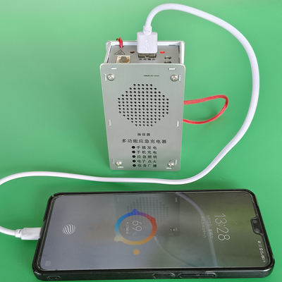 Générateur à manivelle manuelle Power Pack Radio portable Chargeur de téléphone portable