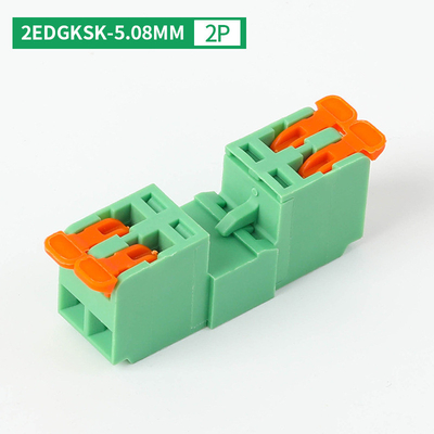 5.08mm Pitch PCB Blocs de borne branchables Levier presse rapide Crimp Docking Socket Plug