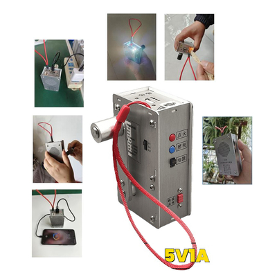 Générateur à manivelle manuelle Power Pack Radio portable Chargeur de téléphone portable