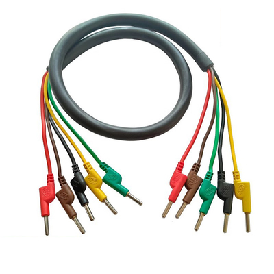 4mm Banana Plug Power Test conduit câble multimètre avec revêtements de protection résiste à la haute tension jusqu'à 3kV