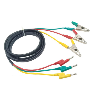 4mm Banana Plug Power Test conduit câble multimètre avec revêtements de protection résiste à la haute tension jusqu'à 3kV