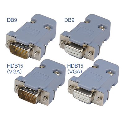 DB9 RS232 9 Pin Adaptateur de sortie mâle femelle RS485 Connecteur de terminaux de port série