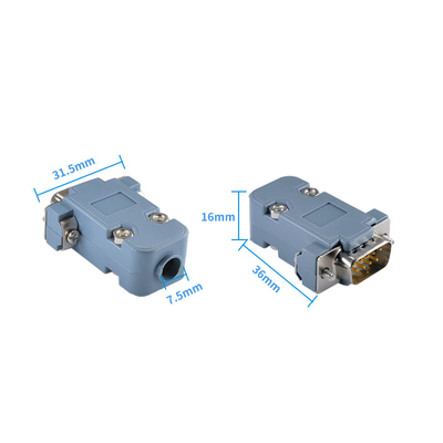 DB9 RS232 9 Pin Adaptateur de sortie mâle femelle RS485 Connecteur de terminaux de port série