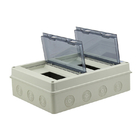 Boîte de commutateur en plastique de distribution extérieure imperméable d'armoire électrique de la manière IP65 de HT 24
