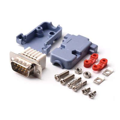 D-sous connecteur mâle 15 de DB9 RS232 9 Pin Male Female DB15 VGA Hood Cover Backshell de plastique