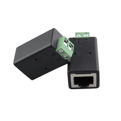 Connecteur féminin réseau RJ45 8P8C à 2 broches RS485 adaptateur de blocs de terminaux à vis