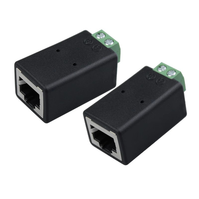 Connecteur féminin réseau RJ45 8P8C à 2 broches RS485 adaptateur de blocs de terminaux à vis