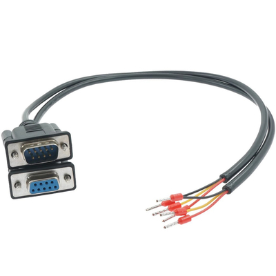 DB9 port périodique femelle de la terre du connecteur RS232 RXD TXD au câble d'Exapansion de 3 terminaux de goupille
