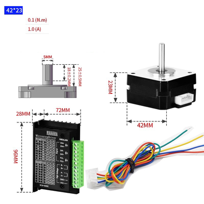 Nema 17 42 mm pilote de moteur pas à pas TB6600 Kit de pilote pour imprimante 3D et machines CNC