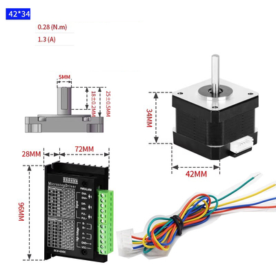 Nema 17 42 mm pilote de moteur pas à pas TB6600 Kit de pilote pour imprimante 3D et machines CNC