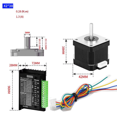 Nema 17 42 mm pilote de moteur pas à pas TB6600 Kit de pilote pour imprimante 3D et machines CNC