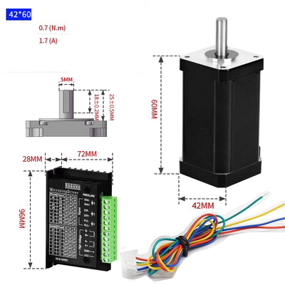 Nema 17 42 mm pilote de moteur pas à pas TB6600 Kit de pilote pour imprimante 3D et machines CNC