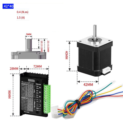 Nema 17 42 mm pilote de moteur pas à pas TB6600 Kit de pilote pour imprimante 3D et machines CNC