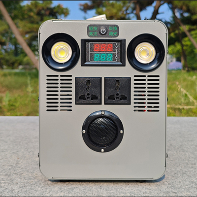 Générateur à manivelle de 1000 Watts, lecteur multimédia, batterie externe, dynamo manuelle extérieure, lampe de secours