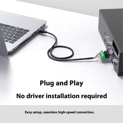 Réseau RJ45 8P8C Connecteur à 8 bornes de ferrules Cable de 150 cm pour RS 232 485 Communication