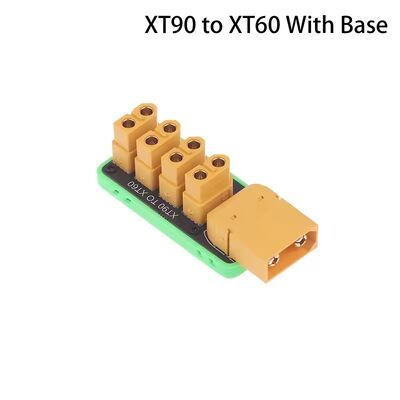 XT60 / XT90 vers 4 voies XT60 Prise 200A Hub de distribution de câblage d'alimentation Carte de dérivation pour drones à télécommande, bateaux et robots