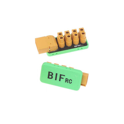 XT60 / XT90 vers 4 voies XT60 Prise 200A Hub de distribution de câblage d'alimentation Carte de dérivation pour drones à télécommande, bateaux et robots