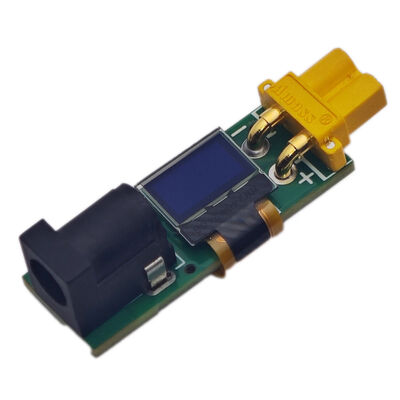 5-30V 10A CC à XT30 Adaptateur féminin avec compteur de puissance bidirectionnel Batterie Voltage courant LED affichage pour modèle RC