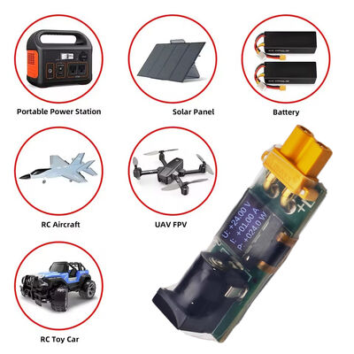 5-30V 10A CC à XT30 Adaptateur féminin avec compteur de puissance bidirectionnel Batterie Voltage courant LED affichage pour modèle RC