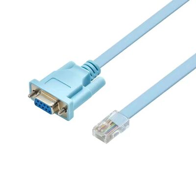 Câble console RJ45 vers DB9 1,5 m, câbles console RS232 vers RJ45 compatibles avec les routeurs Cisco