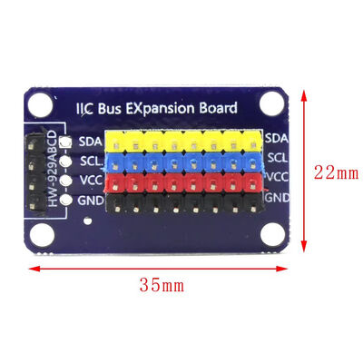 Module Hub IIC Diviseur I2C Adaptateur Hub 8 voies Carte d'extension pour blocs de construction électroniques