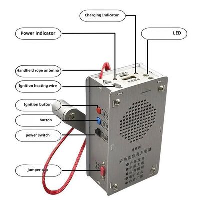 Générateur à manivelle manuelle Power Pack Radio portable Chargeur de téléphone portable