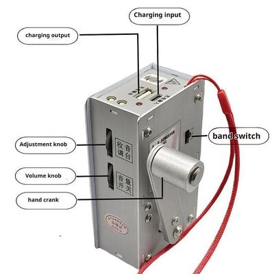 Générateur à manivelle manuelle Power Pack Radio portable Chargeur de téléphone portable